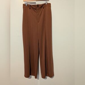 Brown Wide Leg Cider Pants Womens XL